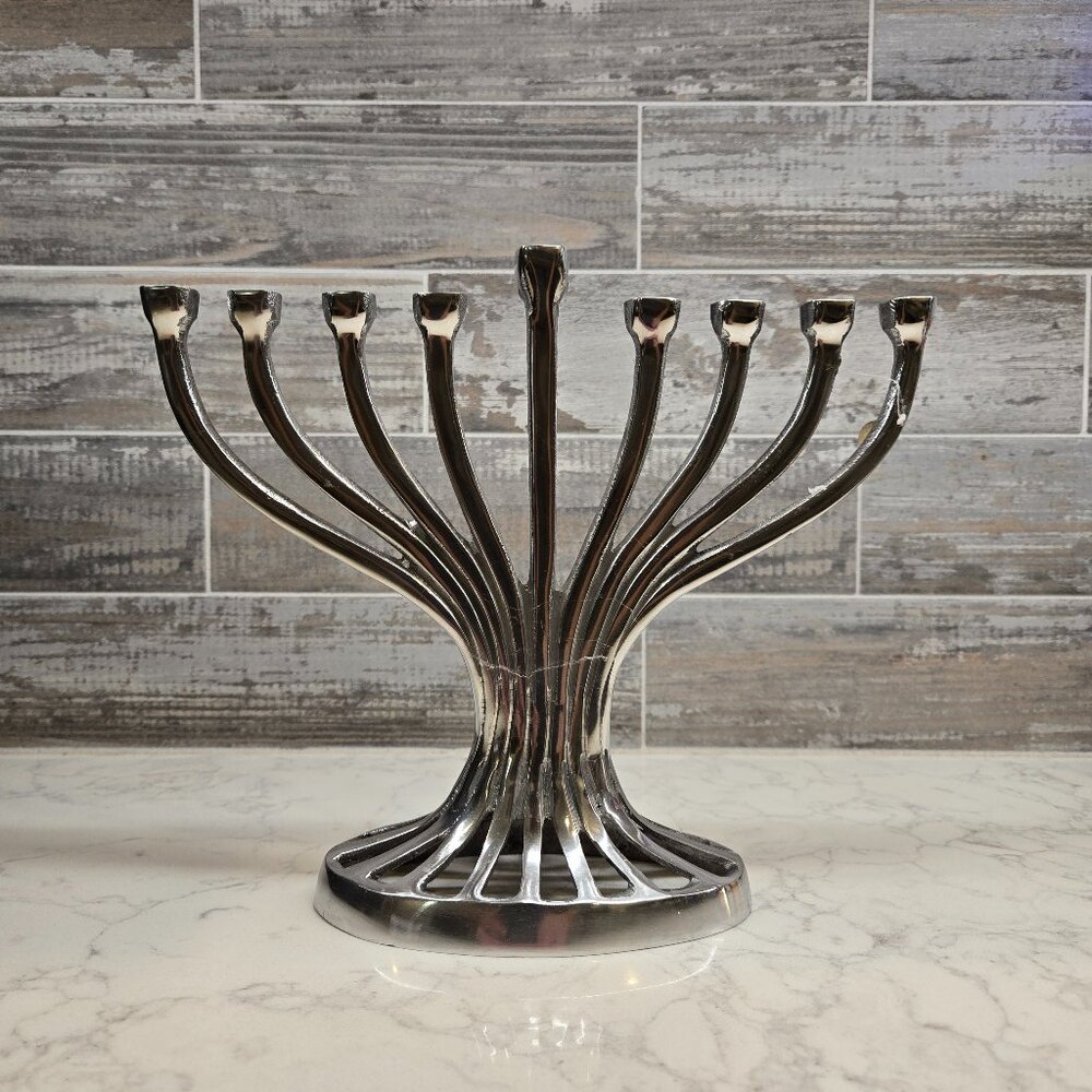 Zion Judaica Artistic Flutes Menorah
